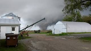 Bern KS tornado May 21 2019Watch an EF3 tornado form [upl. by Narej]