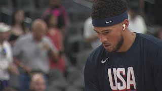 Devin Booker LeBron James Stephen Curry made his Team USA experience different [upl. by Nani]