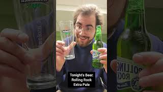 Rolling Rock Extra Pale Beer Review [upl. by Mahgem510]