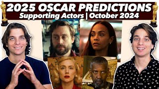 2025 Oscar Predictions  Supporting Actors  October 2024 [upl. by Damour]