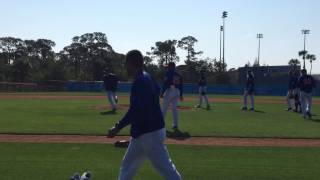 Mets spring training Pitchers and catchers first workout [upl. by Ruffina261]