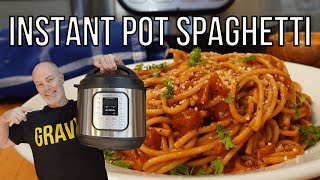 Instant Pot Spaghetti  Amazingly Quick and Tasty Weeknight Meal  One Pot Meal  Instant Pot Recipe [upl. by Chandal]