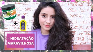 HIDRATAÇÃO SIMPLES E POTENTE PARA CABELO ONDULADO 2a 2b 2c  ADEUS FRIZZ [upl. by Rodge76]