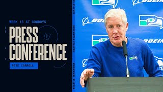 Pete Carroll quotSo Many Guys Came Through And Made Big Playsquot  Postgame Press Conference  Week 13 [upl. by Zahavi]