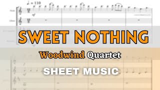 Swift  Sweet Nothing  Woodwind Quartet Sheet MusicFull Score [upl. by Diana26]