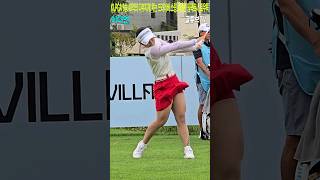 KLPGA 8승40억의 다부지게 치는 드라이버 스윙체중은 임팩트시 토우쪽이다연 [upl. by Hahsia]