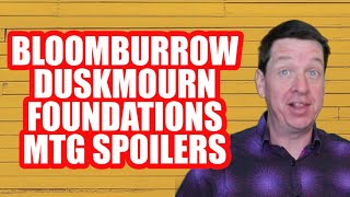 MTG Mega Spoilers  BloomburrowDuskmournFoundations [upl. by Northington]