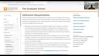 Scholarship and Requirements for International Admissions at the University of Tennessee USA [upl. by Fishbein]