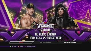 WWE 2K14  Defeat the Streak  John Cena vs WM 26 Undertaker [upl. by Ansell]