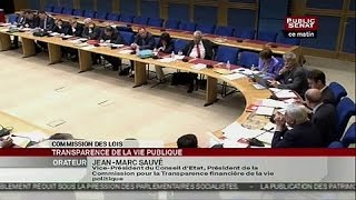 Audition sur le projet de loi sur la transparence par la Commission des lois  AUDITION 26062013 [upl. by Margeaux]