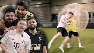 BUBBLE FUßBALL CHALLENGE gegen BZET amp EMRE um BART  Jordan amp Semih [upl. by Amikat]