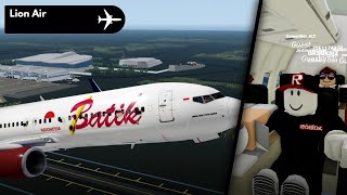 ROBLOX  Lion Air  Passport Club B737 Roblox Airline [upl. by Beaver]