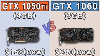 GTX 1050 Ti OC vs GTX 1060 3GB  New Games Benchmarks [upl. by Leopold]