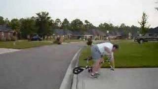 Trikke Newbie Day 2  The Crash and Fall [upl. by Llirrem]