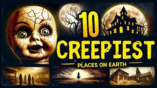 Top 10 CREEPIEST Places on Earth [upl. by Lledner]