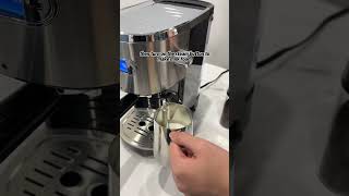 Review our Espresso coffee maker coffeelover enjoy drink shorts kitchen fyp coffeemachines [upl. by Adalard]