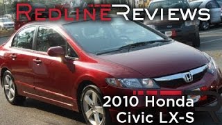 2010 Honda Civic LXS Review Walkaround Start Up Test Drive [upl. by Arikal]