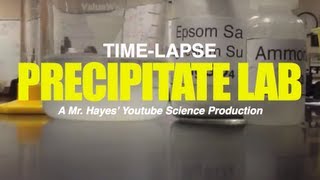 Mr Hayes Precipitate Lab TIMELAPSE [upl. by Gloriana686]