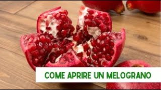 Come aprire un melograno [upl. by Allegra]