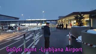 GoOpti point  Ljubljana Airport Slovenia 🇸🇮 [upl. by Ladew]