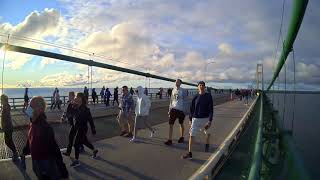 2021 Mackinac Bridge Walk Time Lapse [upl. by Dincolo895]