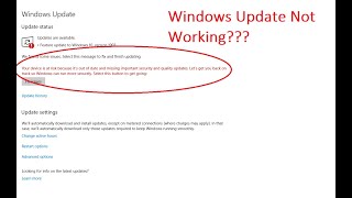 100 Working 100 FIXWindows update not working [upl. by Alaric]