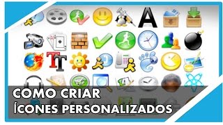 COMO CRIAR ÍCONES PERSONALIZADOS SEM PROGRAMAS [upl. by Garvin]