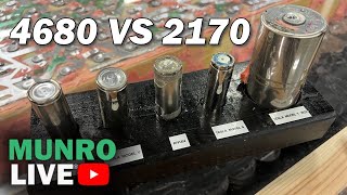 Teslas Battery Evolution 4680 vs 2170 Cell Comparison [upl. by Einafit]