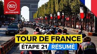 Tour De France 2022 Hommes Étape 21 Résumé [upl. by Barkley]