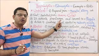 Fibrinolytics or Thrombolytic Part 02  Urokinase amp Alteplase  Thrombolytics  Fibrinolytics [upl. by Adriane]