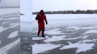 Lake Simcoe  Couchiching Ice Report [upl. by Normi878]