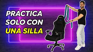 Aprende SALSA sin PAREJA con una SILLA 💺🕺✅ [upl. by Merdith]