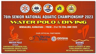 76th SENIOR NATIONAL AQUATIC CHAMPIONSHIP 2023  WATER POLO  BASAVANAGUDI AQUATIC CENTRE [upl. by Aicilaanna]