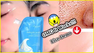 Viral salicylic Acid Ice cream Mask Review amp Demo icecreammassk salicylicacid [upl. by Manon]