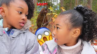 Left In The Woods 😱 Pretend play Lost w Sekora and Sefari [upl. by Thompson]