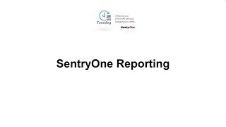 SentryOne Reporting [upl. by Seana]