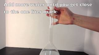 Making a 1 M NaCl solution [upl. by Urion]