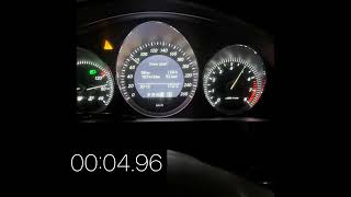 Mercedes W204 C250 CGI M271860 with 5Gtronic transmission 0100 kph acceleration [upl. by Atsed]