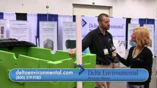 Delta Environmental  ECOPODN Wastewater Treatment  2012 Pumper amp Cleaner Expo [upl. by Aiekahs]