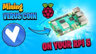 HOW to MINE VERUS COIN with a RASPBERRY PI 5  Unboxing the new Pi 5 [upl. by Derril]