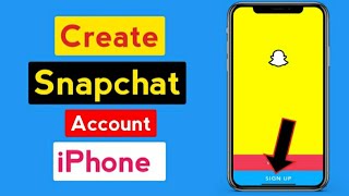 How to Create Snapchat Account on iPhone  Sign Up Snapchat on iPhone [upl. by Assirek685]