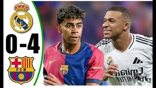 Barcelona VS Real Madrid 40 All Goals amp Highlight 2024 [upl. by Ann220]