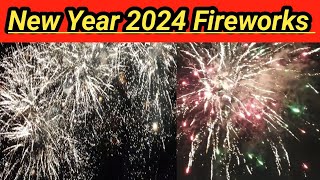 New Year 2024 Fireworks  Happy New Year 2024  New Year Fireworks  Saffys World Uk [upl. by Eissej]