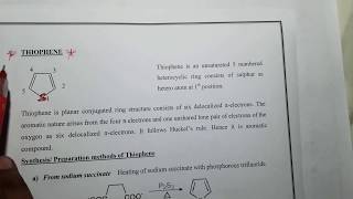 Thiophene  Synthesis Reactions and Medicinal uses [upl. by Verner957]