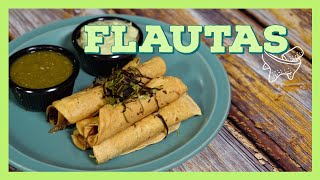 Flautas de carne DESHEBRADA de RES [upl. by Evelyn]