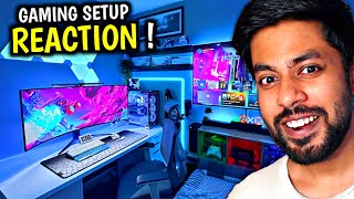 I REACTED TO MY SUBSCRIBERS GAMING SETUP   Gaming setup  Mr IG 3 [upl. by Nedyrb]