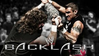 WWE BACKLASH 2004 OFFICIAL AND FULL MATCH OLD MATCH CARD [upl. by Adnovaj]