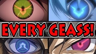 EVERY GEASS POWER EXPLAINED Code Geass Season 3 Essentials [upl. by Animas]