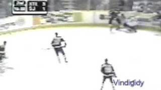 Pronger elbows Selanne 0001 playoffs [upl. by Doe]