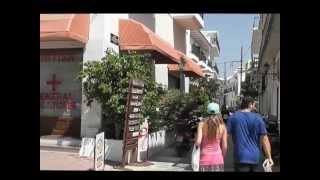 Papadiamanti street the Heart of Skiathos Town Skiathos island  Greece [upl. by Nylleoj]